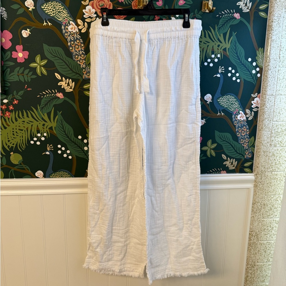 Summersalt White Textured Pants